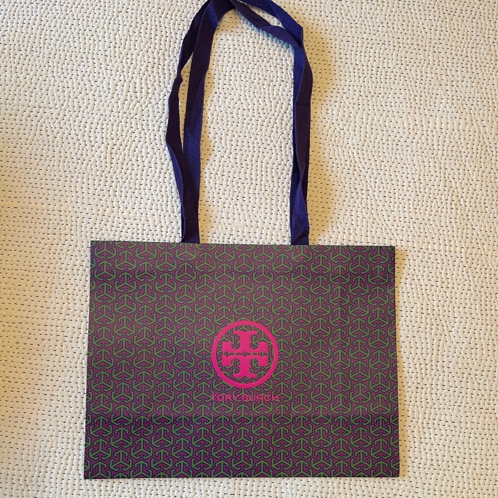 Tory Burch Paper Bag with long/cloth handles